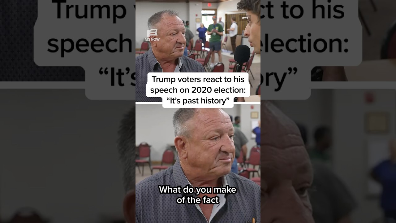 Trump voters react to his speech on 2020 election: 'It's past history'