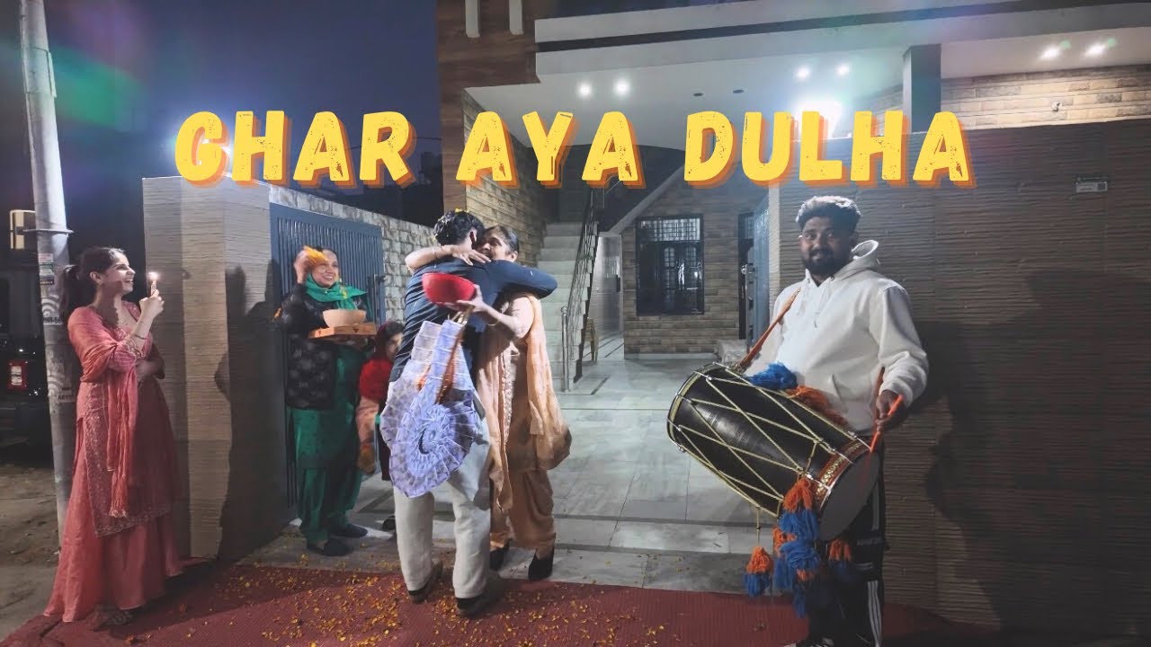 Finally! Viah vala Munda aagya | Viah Shuru😍 | Simranjit Kaur 