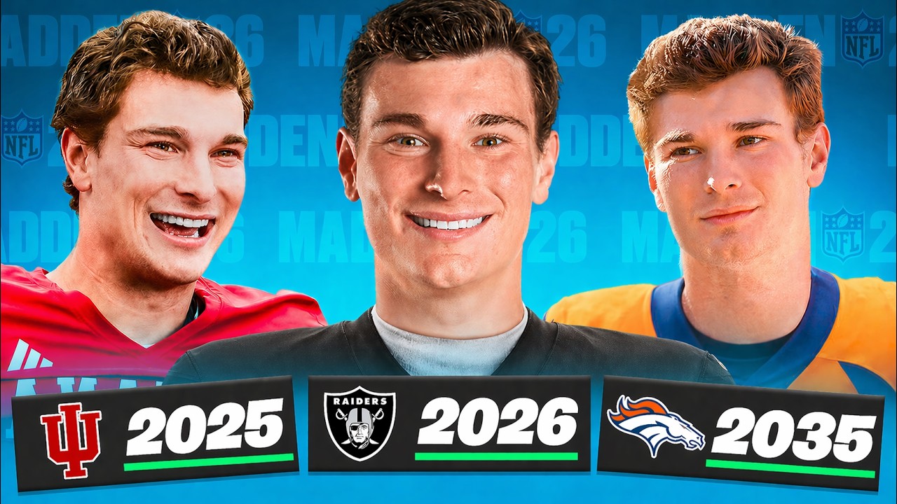 I Played the Career of FERNANDO MENDOZA From College to NFL!