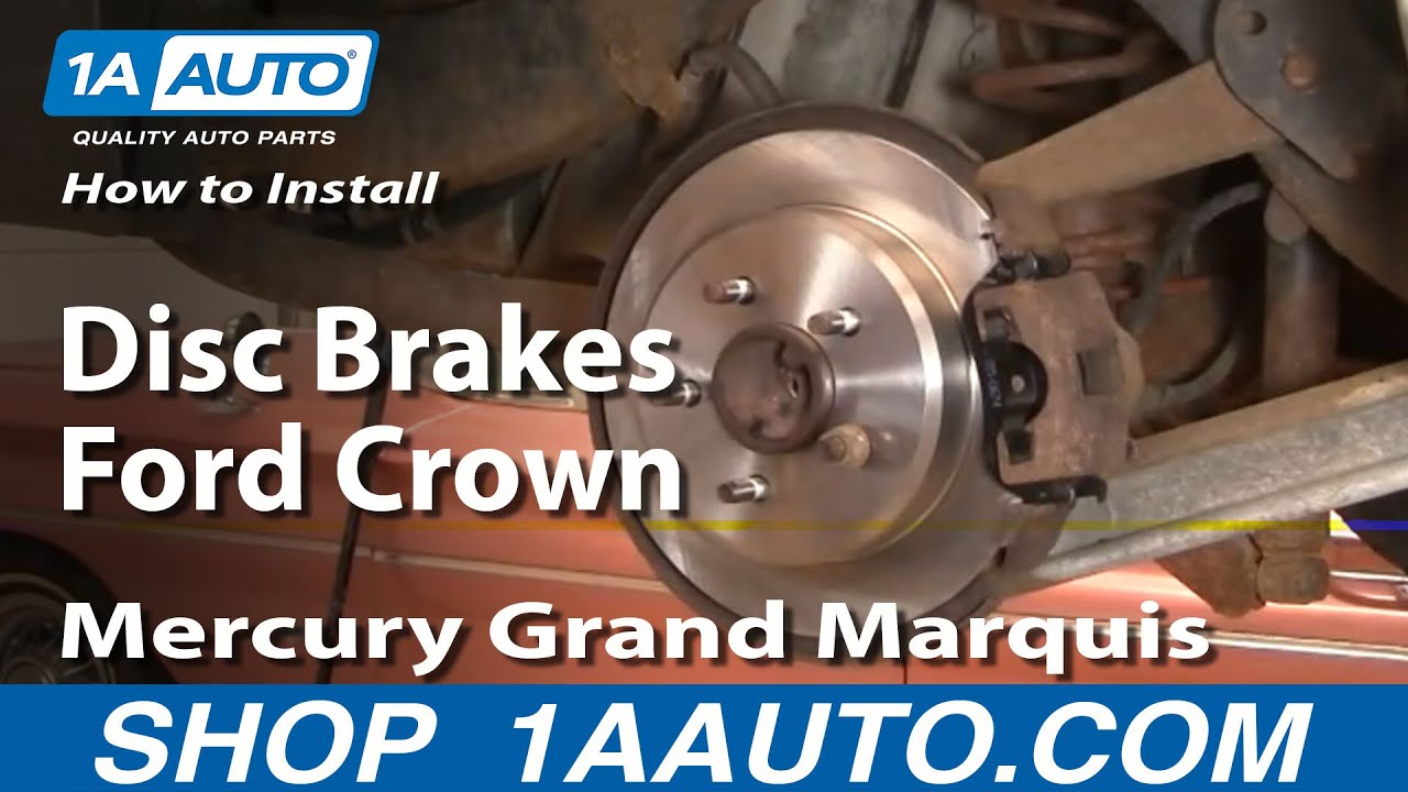 How to Replace Rear Disc Brakes 98-02 Mercury Grand Marquis
