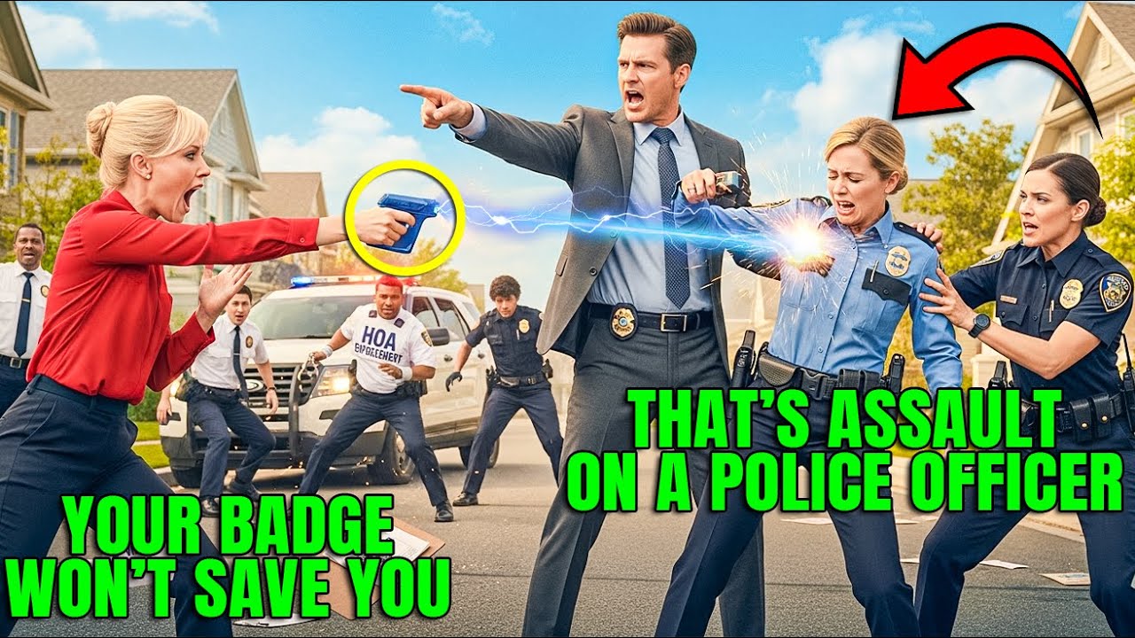 HOA Karen Fired a Taser at My WIFE — They Didn’t Know She's a Police Captain
