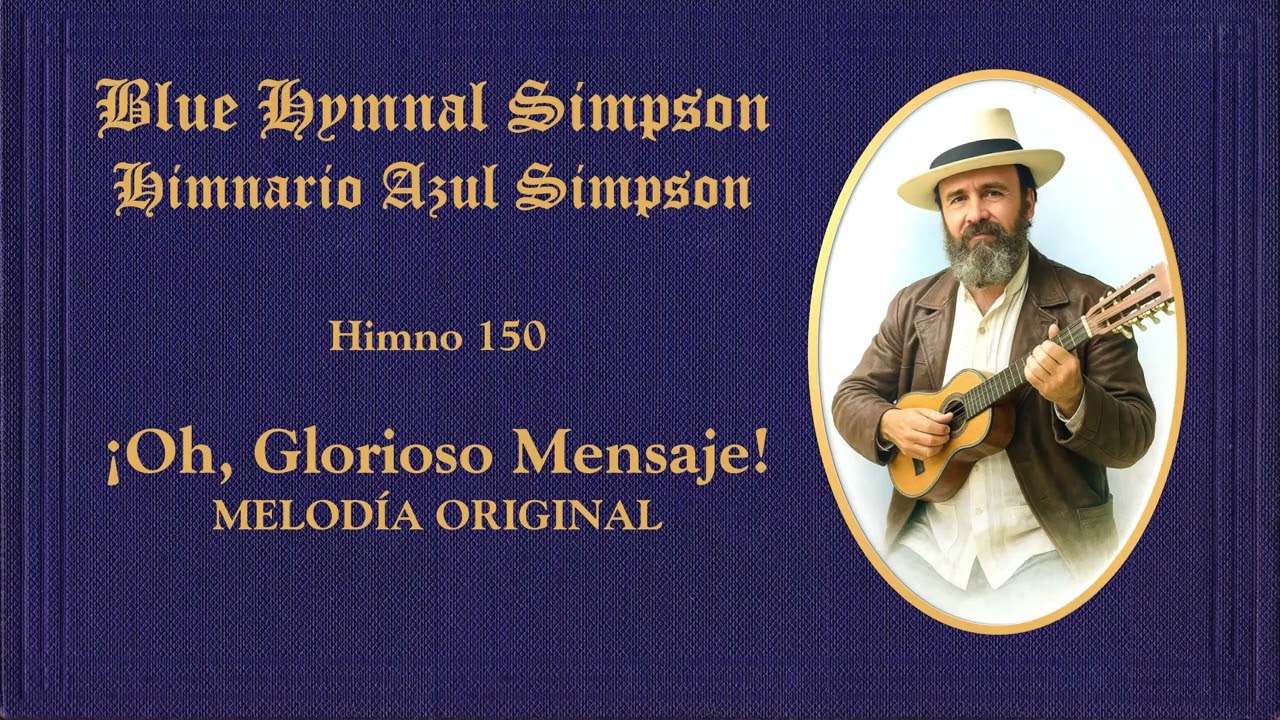 BLUE HYMNAL SIMPSON ORIGINAL (Himnario Simpson Azul) 