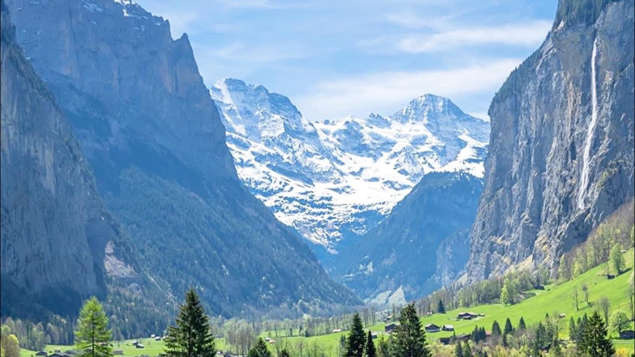 The most beautiful village in Switzerland - Lauterbrunnen Switzerland #switzerland #travel #alps