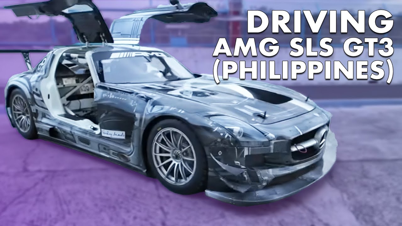 A real AMG SLS GT3 in the PHILIPPINES | Angie Mead King
