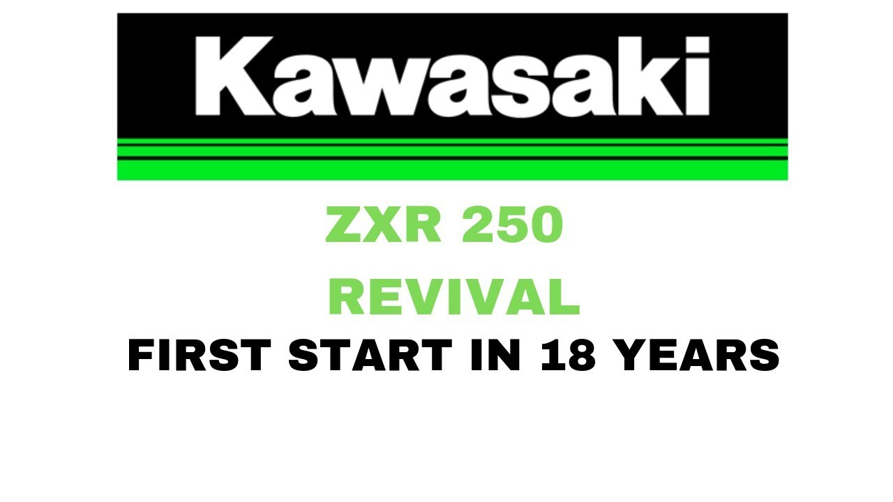 FIRST START IN 18 YEARS ZXR250 PART ONE