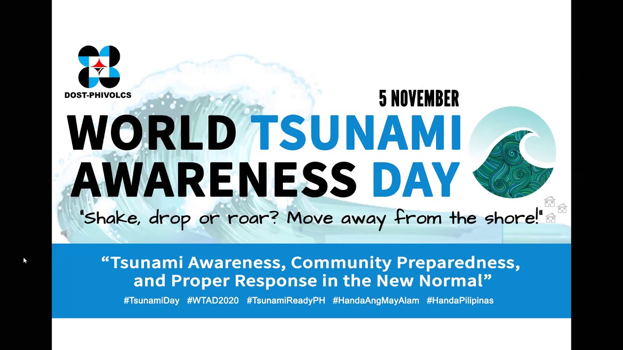InfoSentro sa PHIVOLCS World Tsunami Awareness Day2020