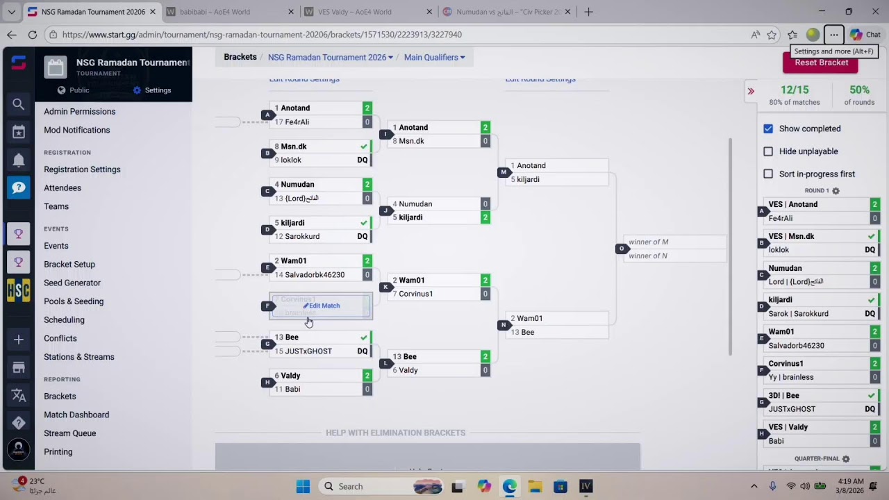 AoE4 RAMADAN KICKOFF!  Day 2🌙 9 Pros, 2 Days, 1 Champion | NightShift Gaming