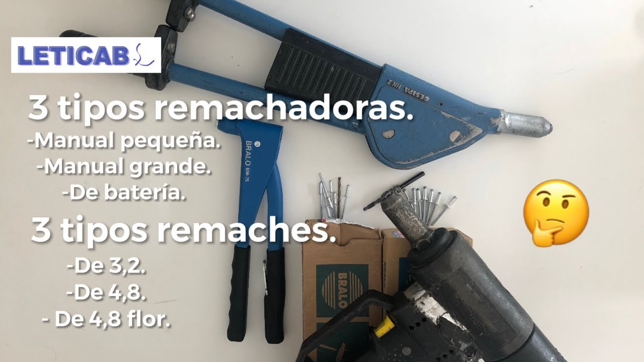 REMACHES Y REMACHADORAS 3 TIPOS 🤔
