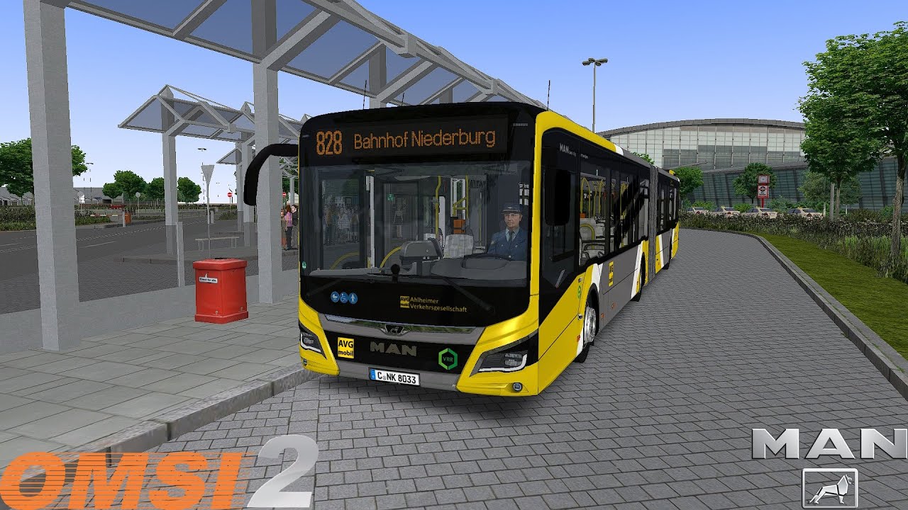 Omsi 2 - Ahlheim Laurenzbach Updated - Line 828 - MAN New Lion's City 18C
