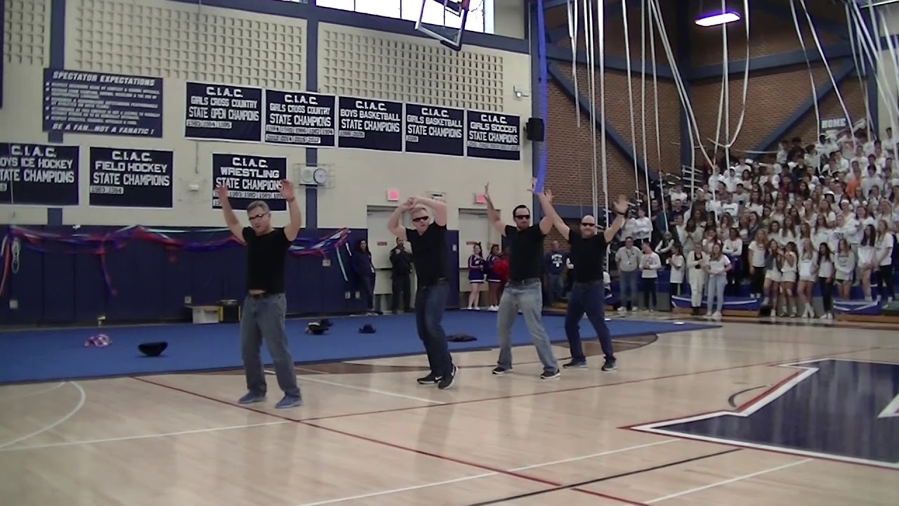 Avon High School (CT) Pep Rally 2019: Faculty Dance