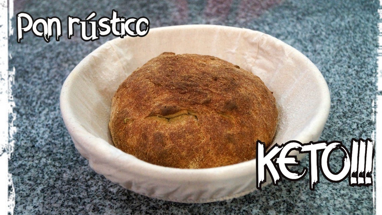 🍞 Pan r&uacute;stico KETO🥖 El mejor pan bajo en carbos| receta f&aacute;cil| Soy Bronti