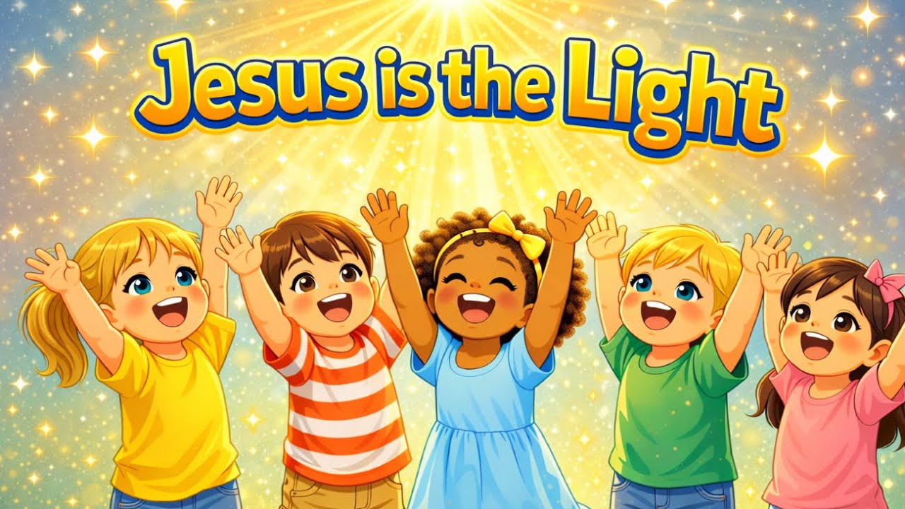 ✨ Jesus Is the Light🌱 Kids Worship Song (John 8:12)