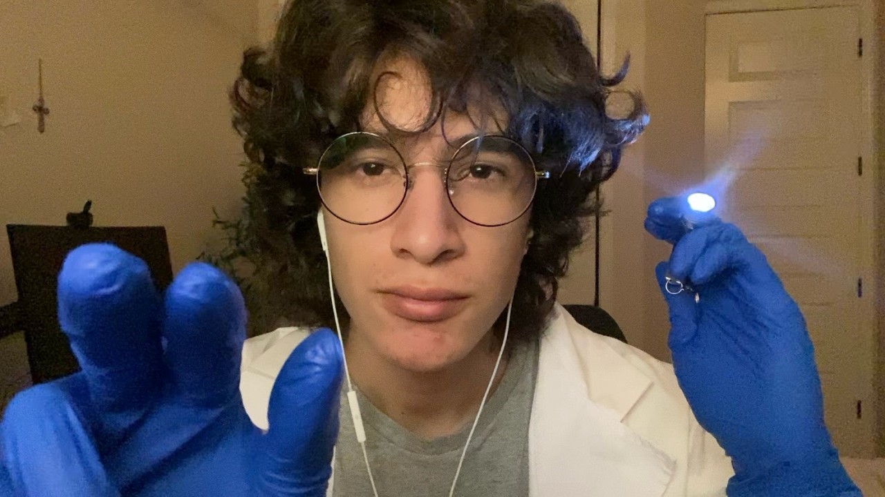 ASMR Cranial Nerve exam | Soft Spoken 🥼💤