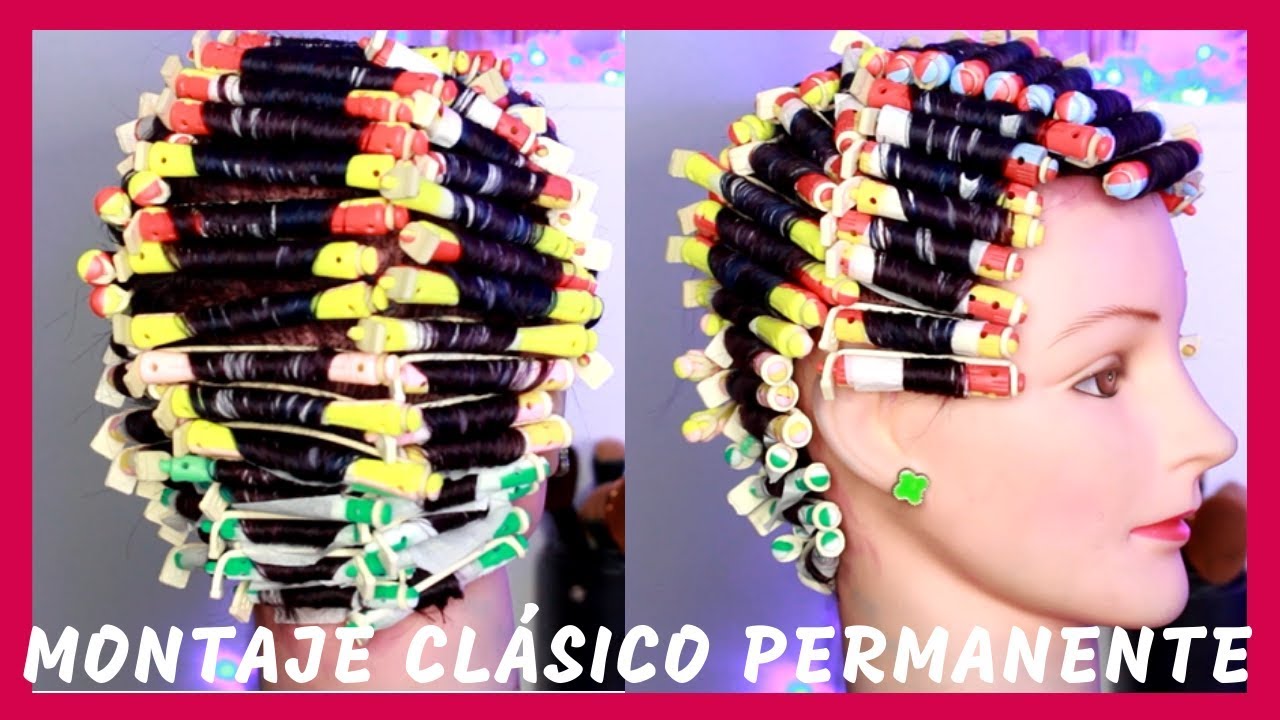 MONTAJE CLÁSICO DE PERMANENTE EN PELO CORTO 🎀 sandranewlook