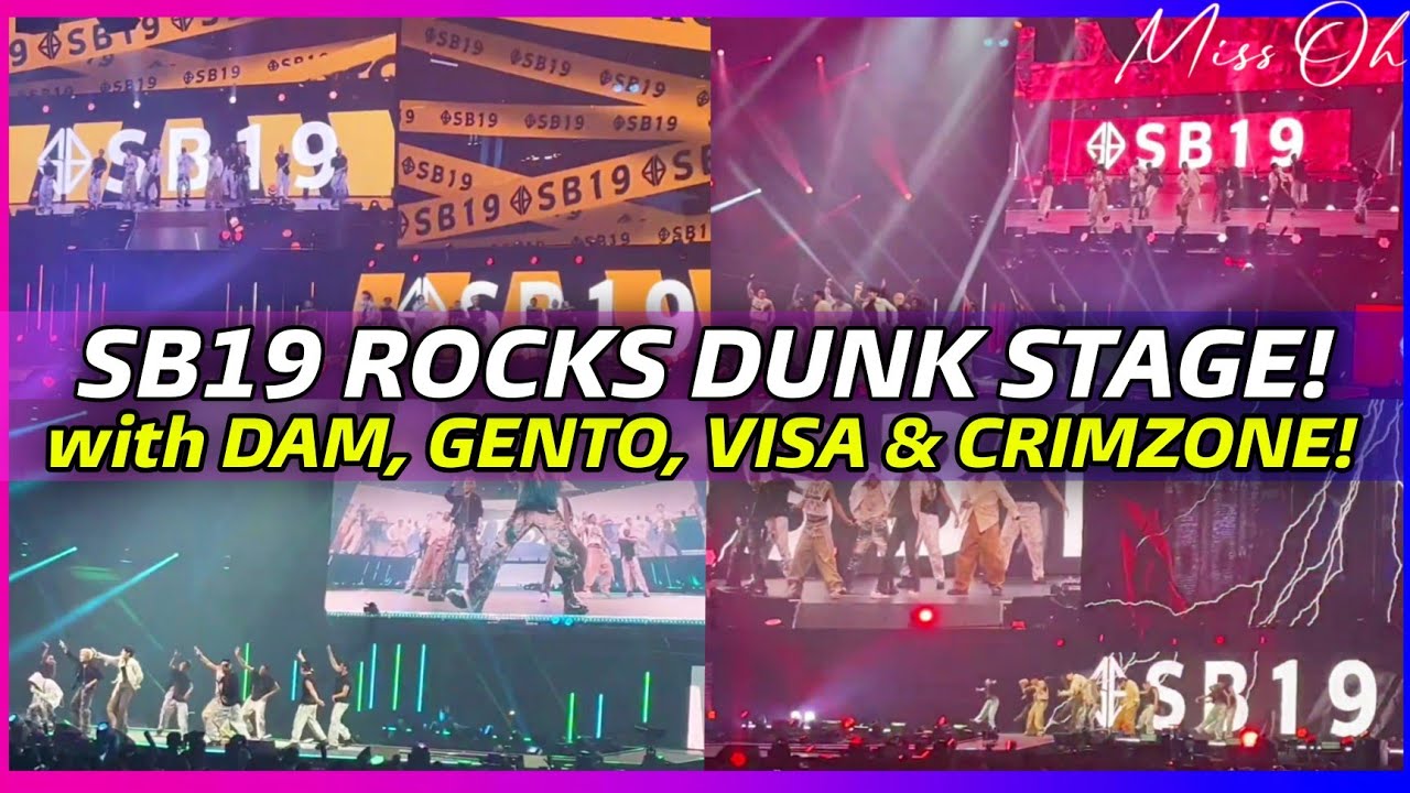 SB19 is ALL OUT with DAM, GENTO, VISA and CRIMZONE at DUNK SHOWCASE! / K-ARENA YOKOHAMA JAPAN