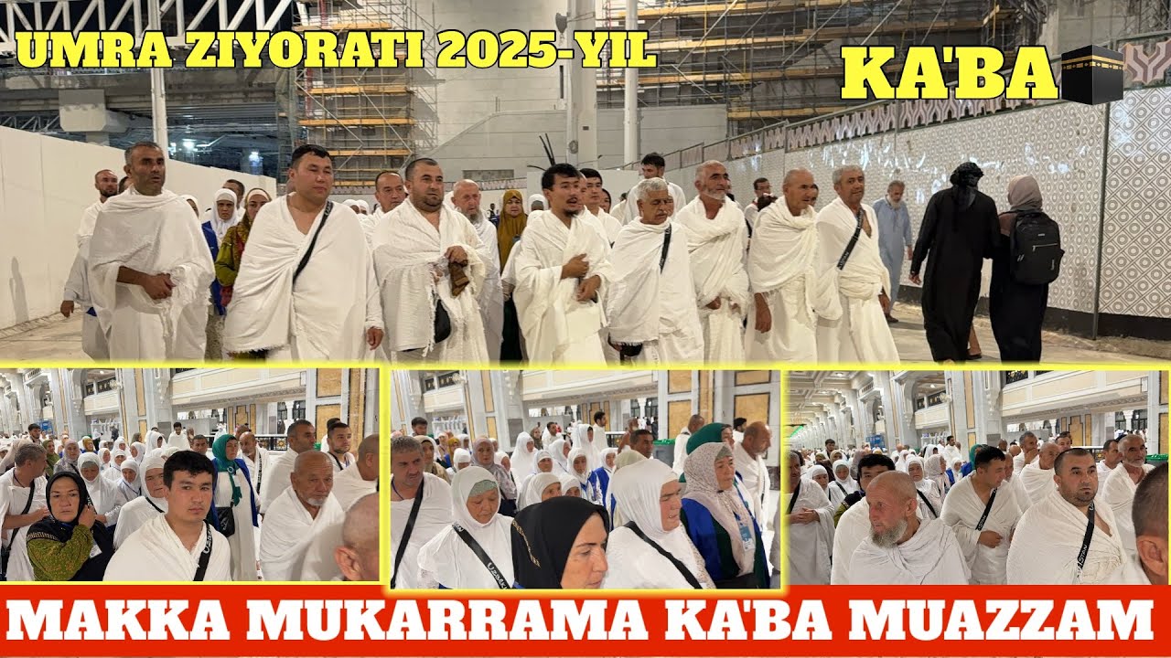 UMRA ZIYORATI 2025-YIL. TEZKOR XABAR KA'BANI KO'RDIK MASHAOLLOH. SIZGA XAM NASIB QILSIN OTA ONEZ BN.