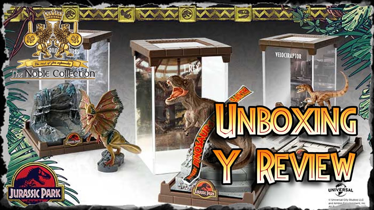 Unboxing y Review The Noble Collection Jurassic Park !!!!!!!