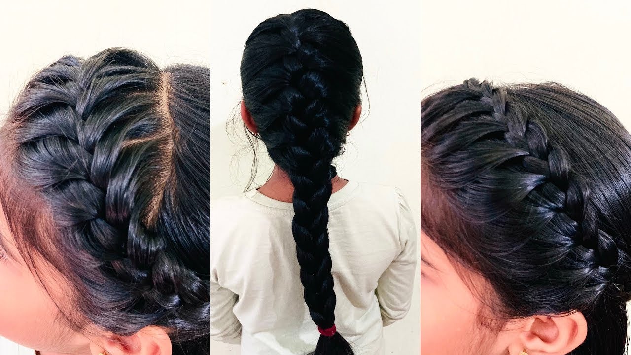 2 Types of FrenchBraid❤️/frenchbraidtutorial/frenchbraid atpbystep/hairstylemalayalam//hairstyle//
