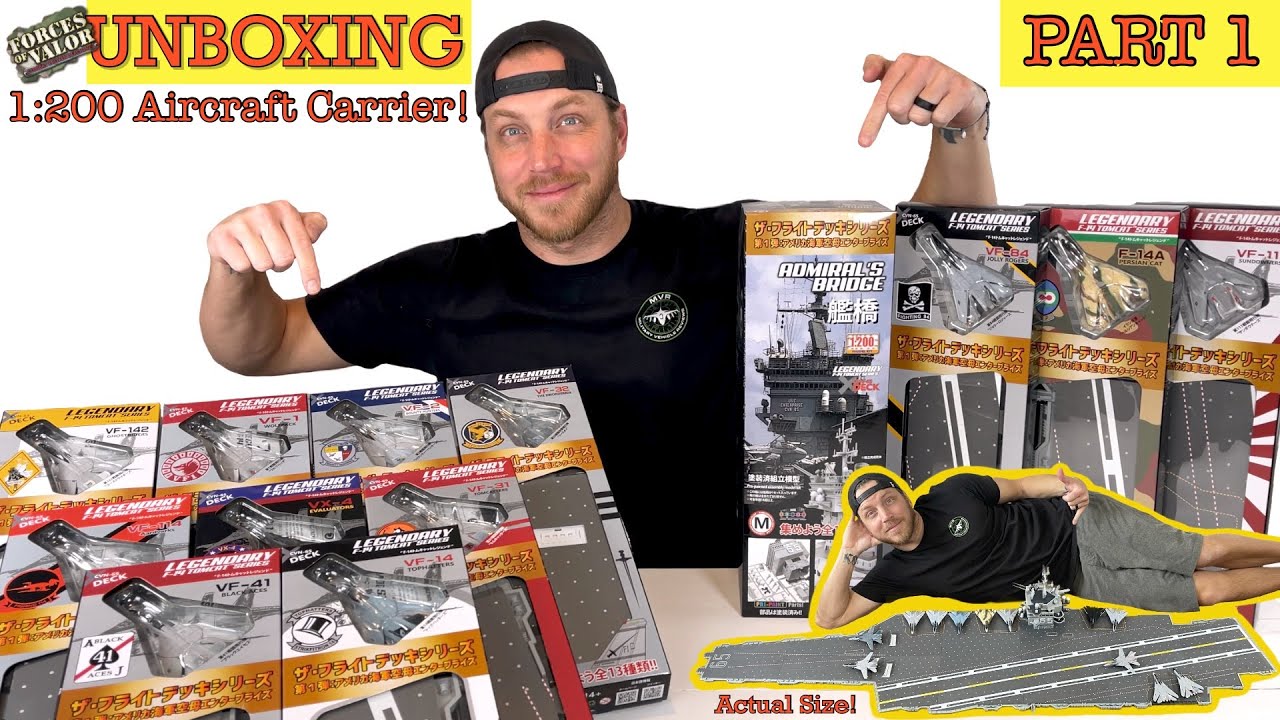 HUGE Aircraft Carrier- UNBOXING! Part #1
