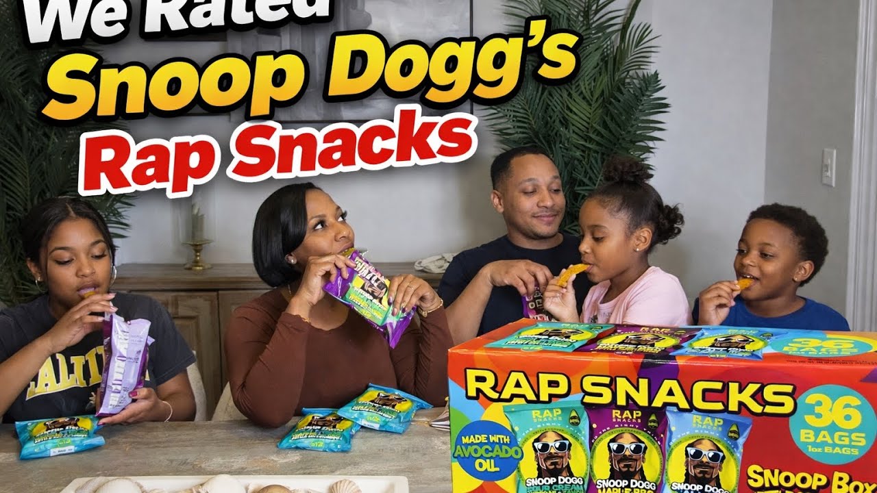 We tried Snoop Dogg&rsquo;s New Rap Snacks. We loved them&hellip; #therushingsworld 