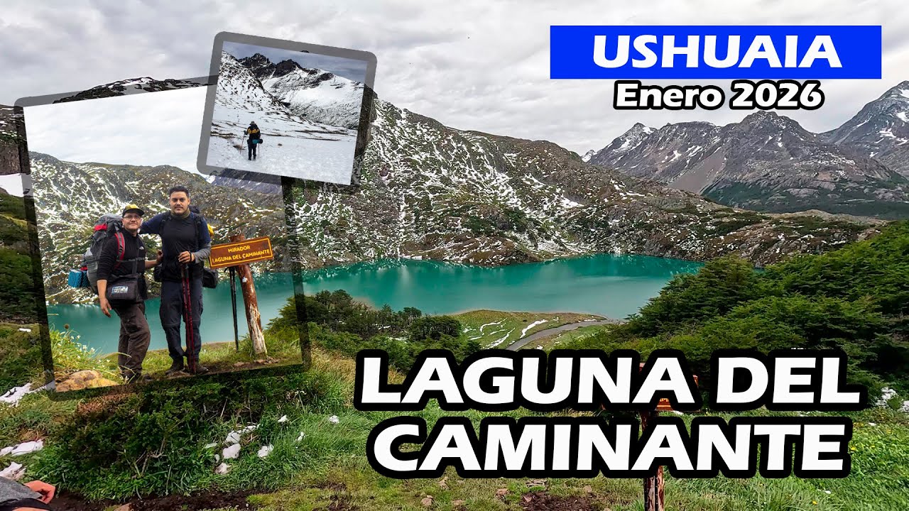 Acampamos en LAGUNA DEL CAMINANTE ⛺​| USHUAIA #02 (Enero 2026)