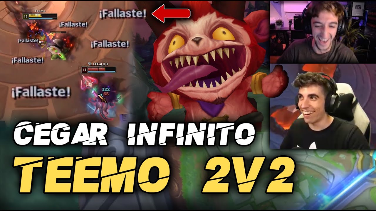 😱DUO KERIOS CON EL TEEMO CDR CEGADOS PERMANENTE - NUEVO MODO ARENA 2V2V2V2😱