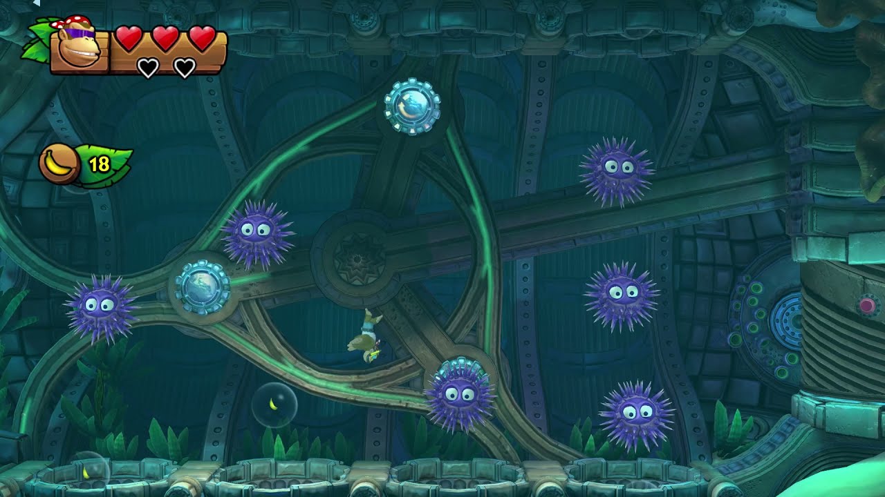Donkey Kong Country Tropical Freeze: 4-6 Current Capers (Puzzle pieces + KONG)