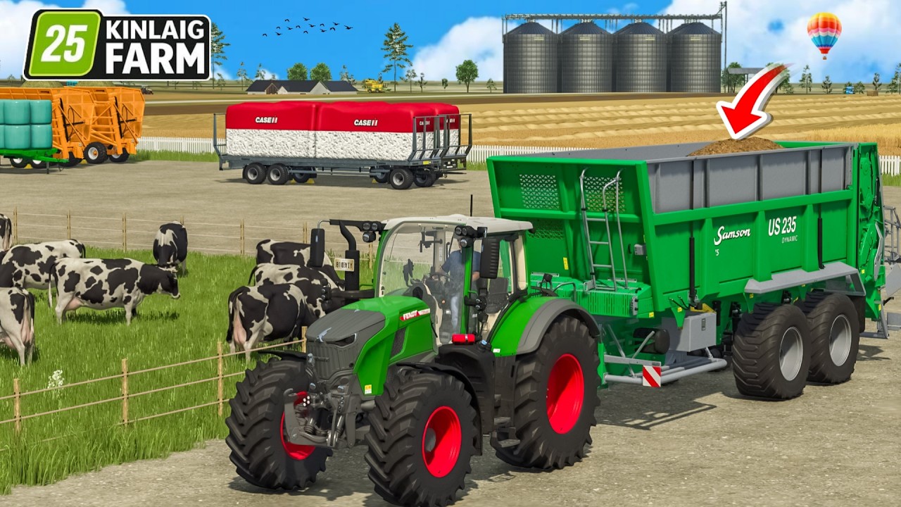 Massive Manure Spreading with Fendt Tractor! | Kinlaig Farm | Farming Simulator 25