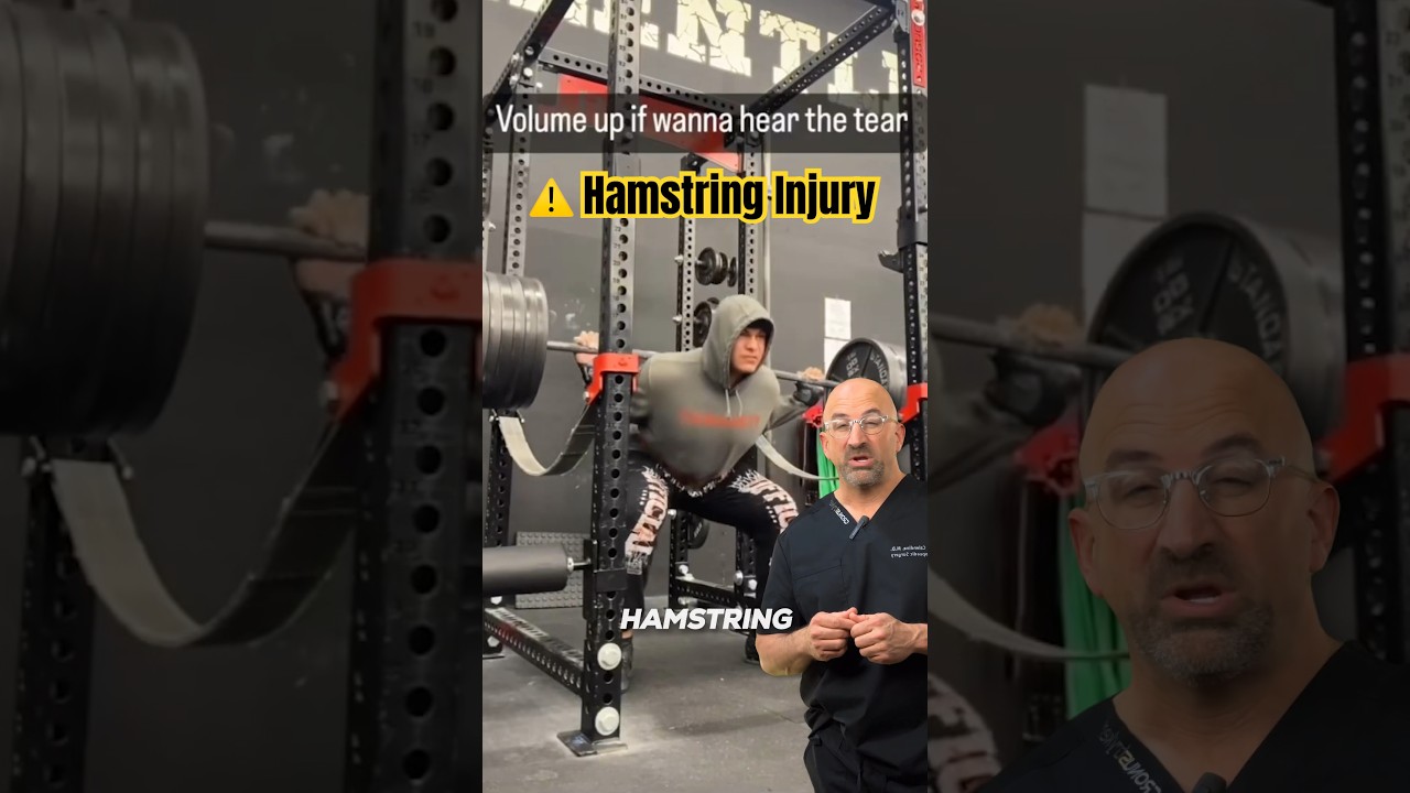 Hamstring Muscle Strains & Tears #shorts