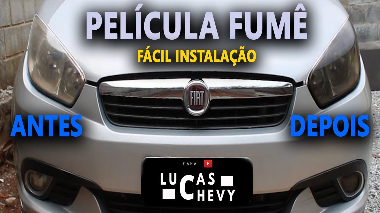 Instalando película fumê nas lanternas e faróis. Parece Complicado Mas NÃO é!