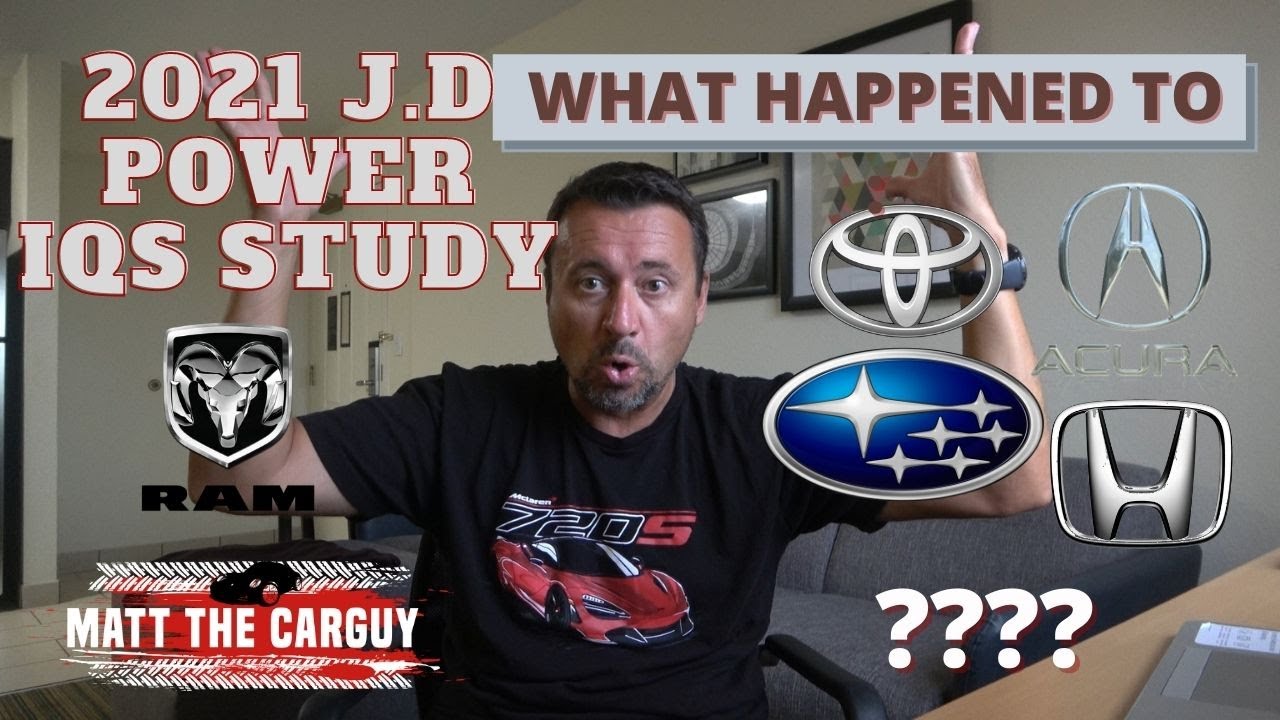 2021 JD Power Initial Quality study is here! What happened to Toyota, Honda, Subaru, Acura??