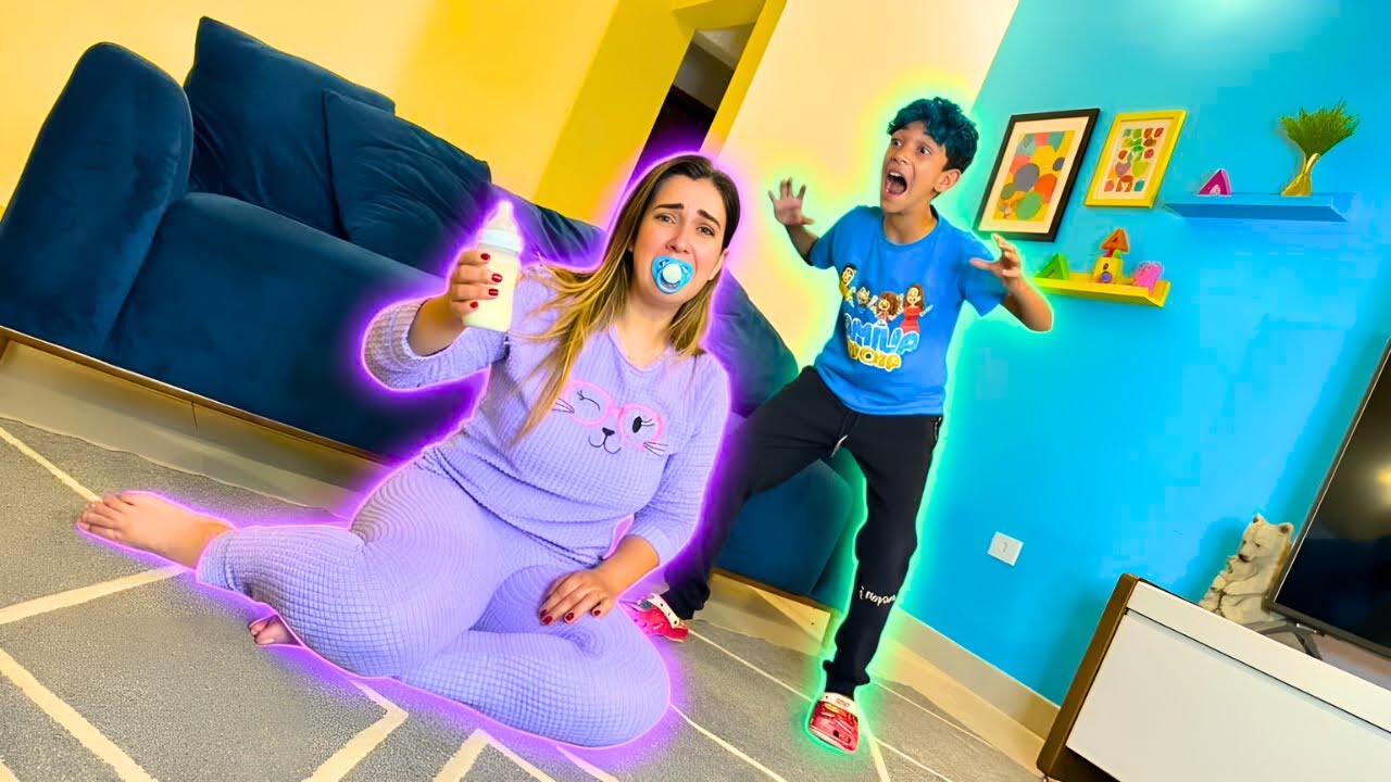 MINHA MÃE VIROU UM BEBÊ CHORÃO A BEBÊ RAFA