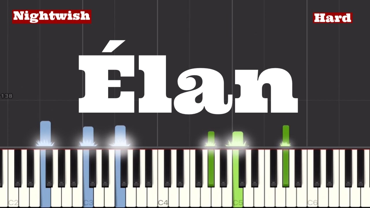 Nightwish - Elan Piano Tutorial Instrumental Cover