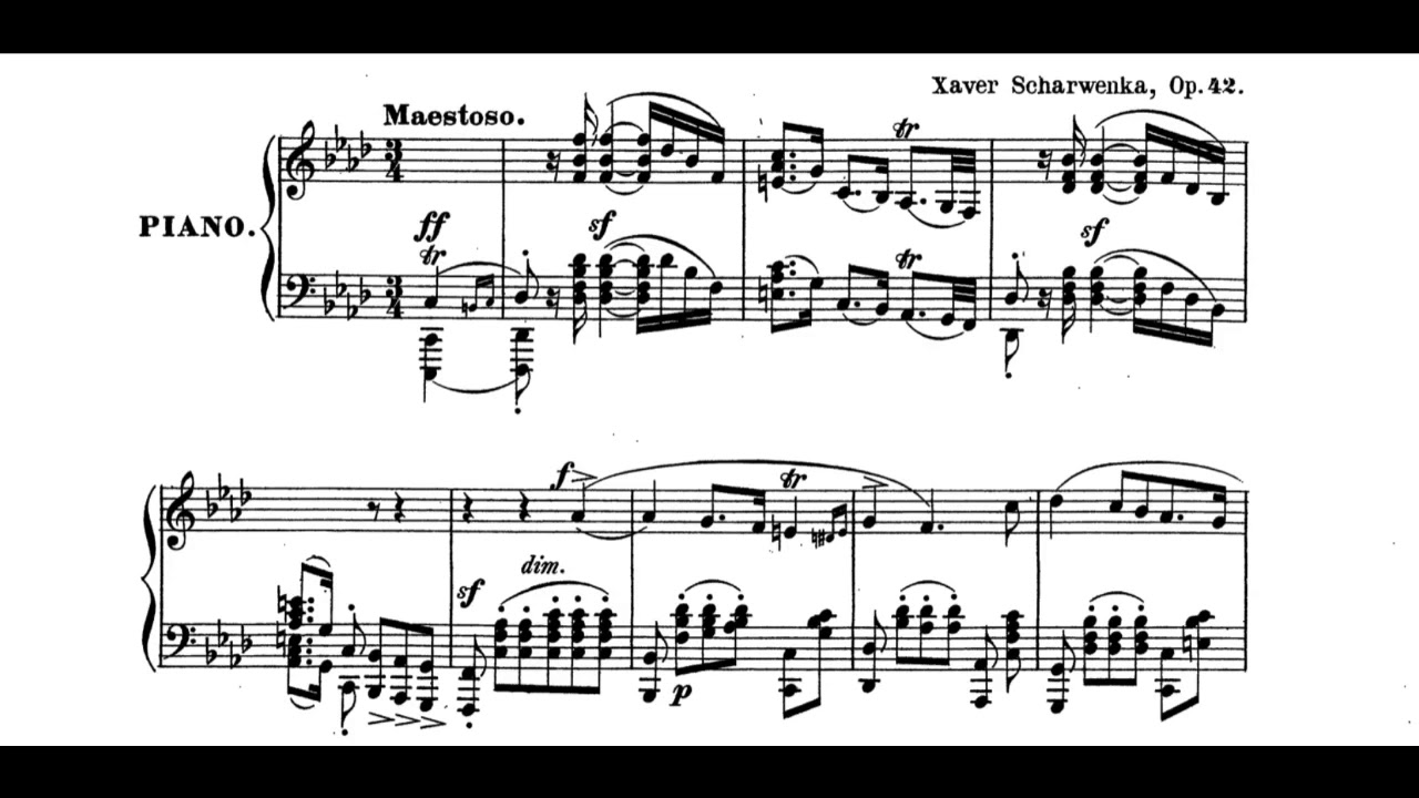 Scharwenka — Polonaise in F Minor (Op.42) (Tanyel)