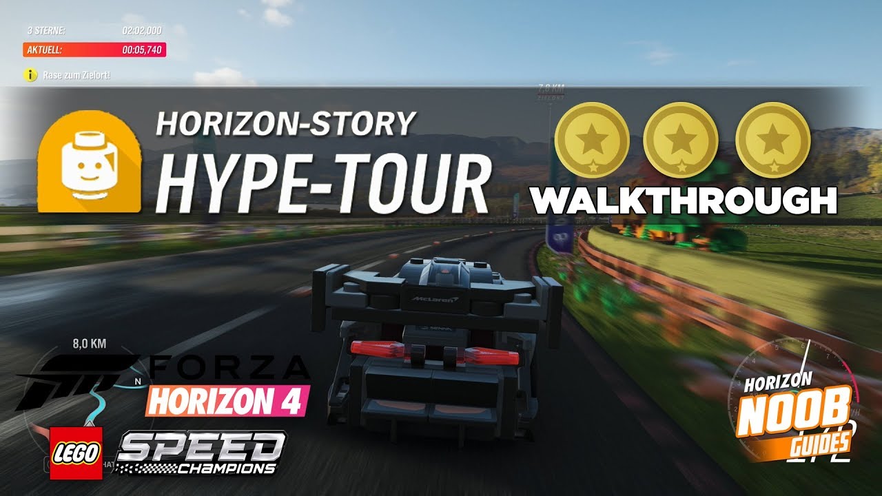 Forza Horizon 4 Lego Speed Champions - Hype Tour - Horizon Story - 3 Sterne Walkthrough
