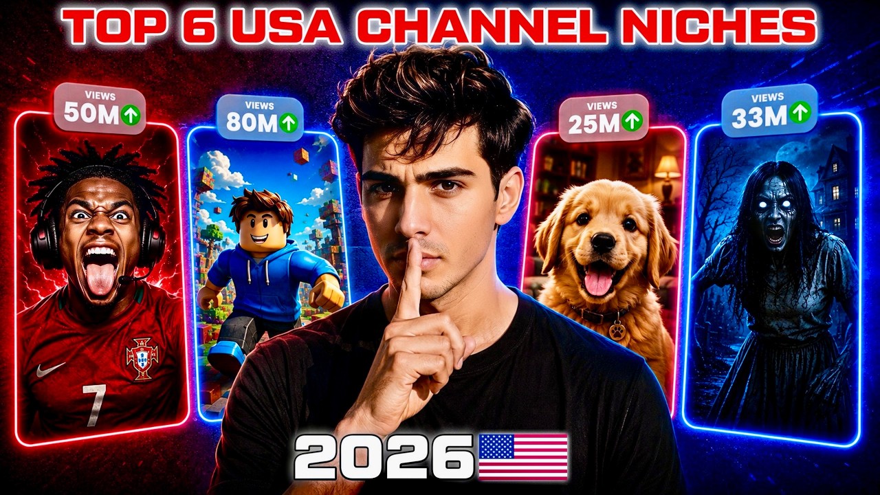 Top 6 Trending USA Channel Ideas 2026 | USA CHANNEL NICHES | Viral Hit Official