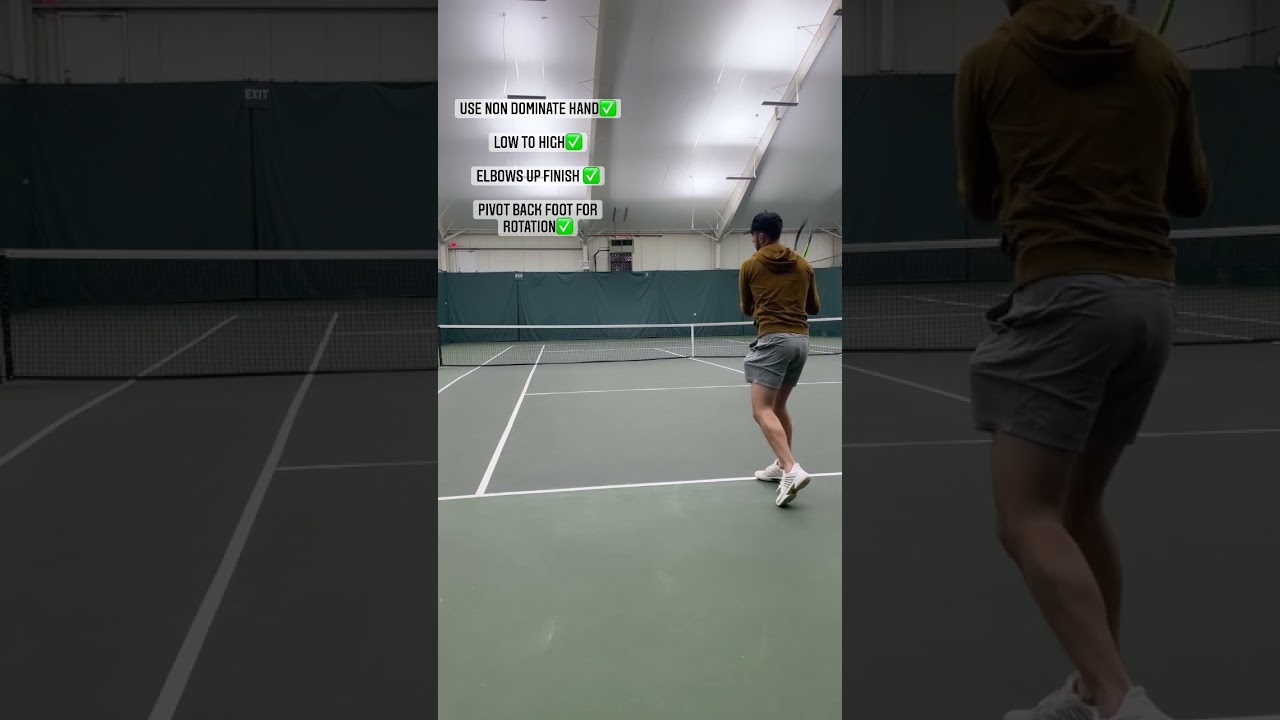 Learn The Proper Backhand Grip: 3 Steps #tennis #tennistips #tennislessons #tennisdrills
