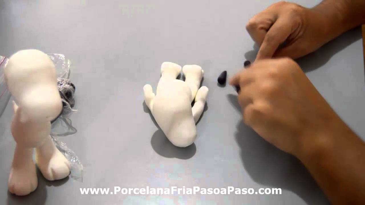 Snoopy en Porcelana Fria para San Valentin