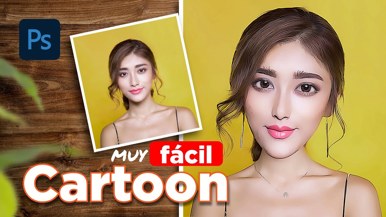 Hacer caricaturas con tus fotos | Efecto Cartoon con Photoshop | Tutorial Photoshop | Making Designs