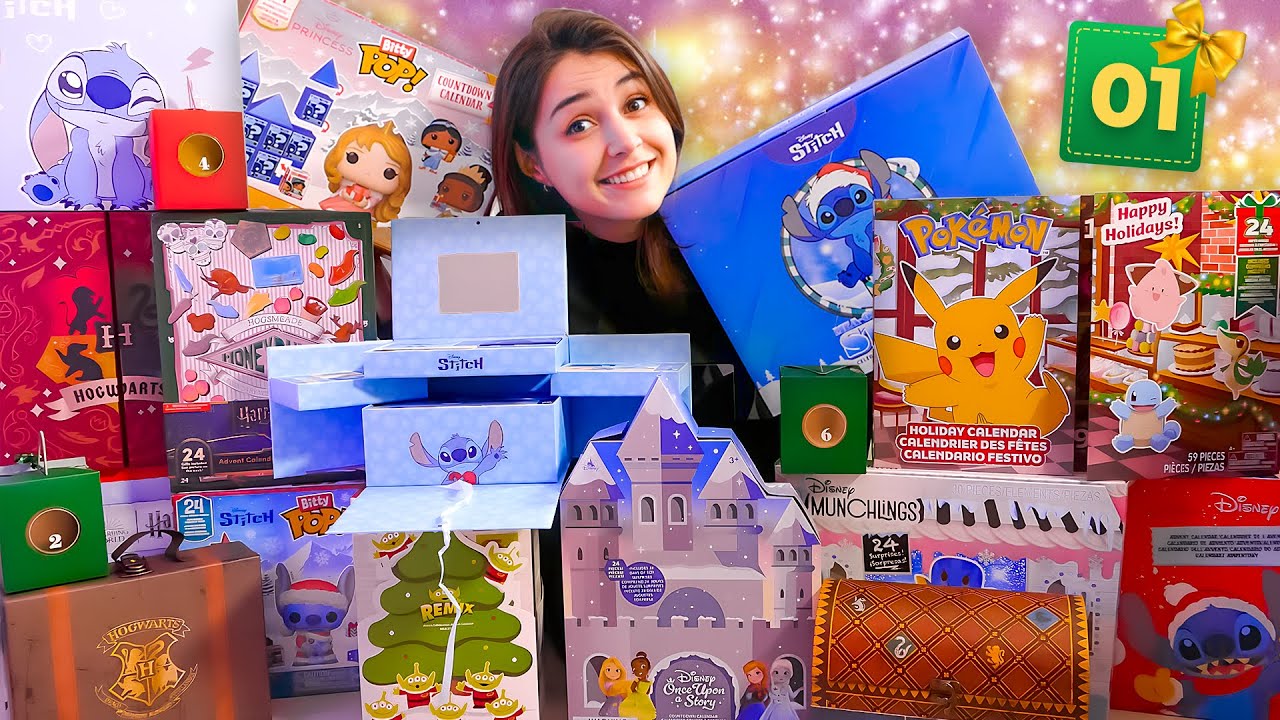 🎄ON OUVRE 13 CALENDRIERS DE L'AVENT 2025 !! ❄️~ #01