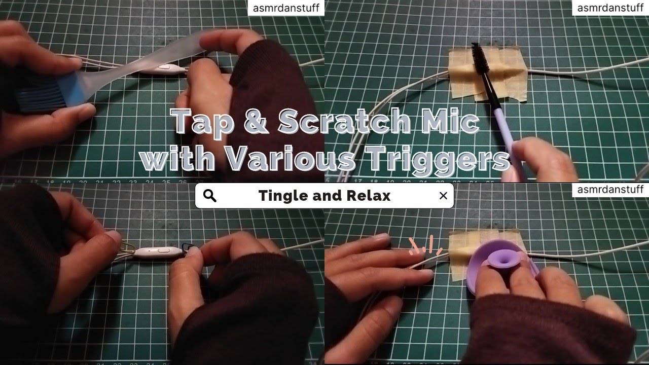 Mic Tapping & Scratching with Various Triggers for Tingles | Lofi ASMR | No Talking