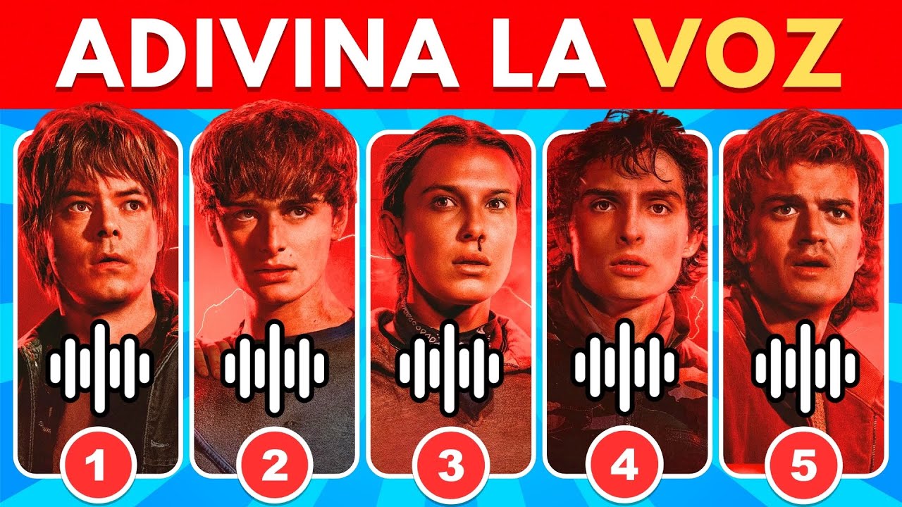 Adivina el PERSONAJE de STRANGER THINGS 5 Solo por su VOZ! 🔊 Stranger Things 5 Quiz | Vecna, Eleven