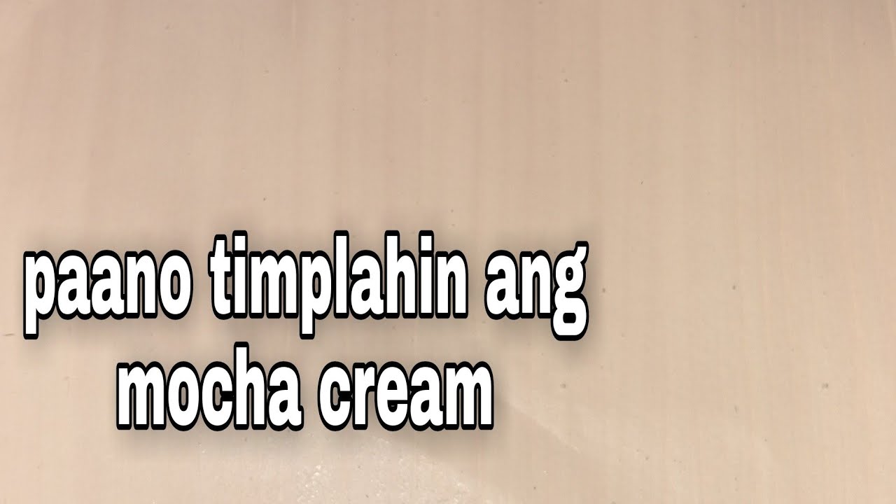 paano timplahin ang mocha sa latex na pintura- how to mix mocha in latex paint