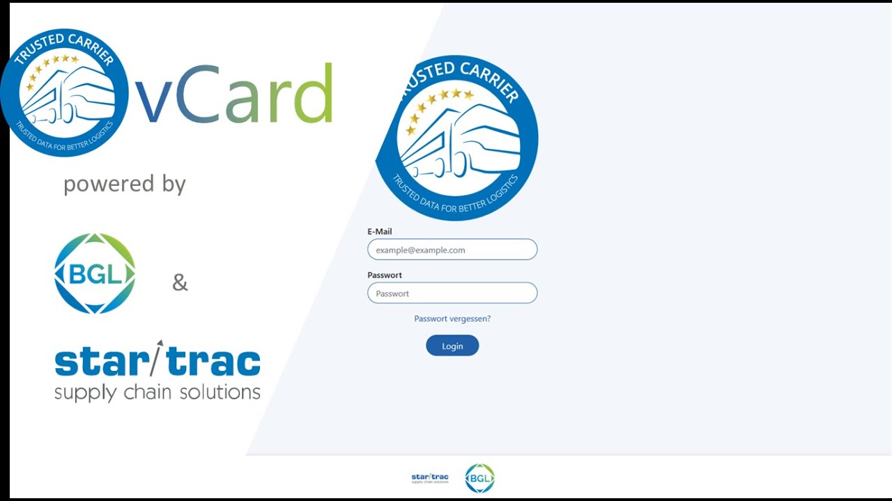 vCard | Trusted Carrier | Beispiel Chemiebranche