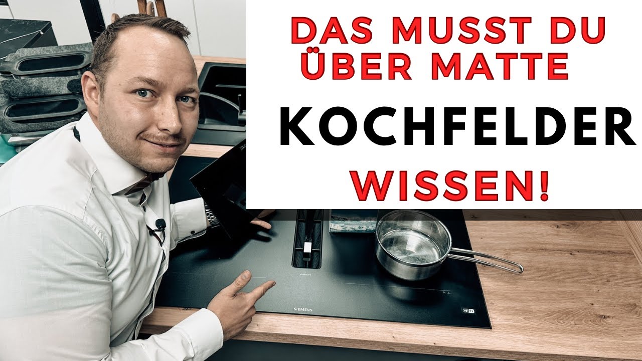 Matte Kochfelder im Alltag - was man vorher wissen sollte