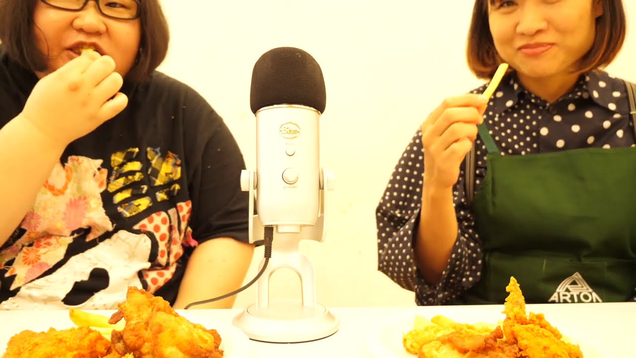 ＡＳＭＲ 咀嚼音 モッパン フライドチキン chicken potato