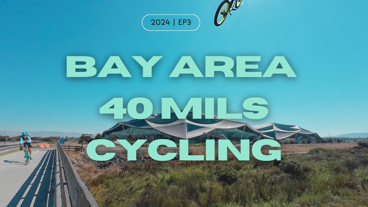 I Cycle Bay Area for 40 miles! From San Jose to Dunbarton Bridge | San Francisco Cycling