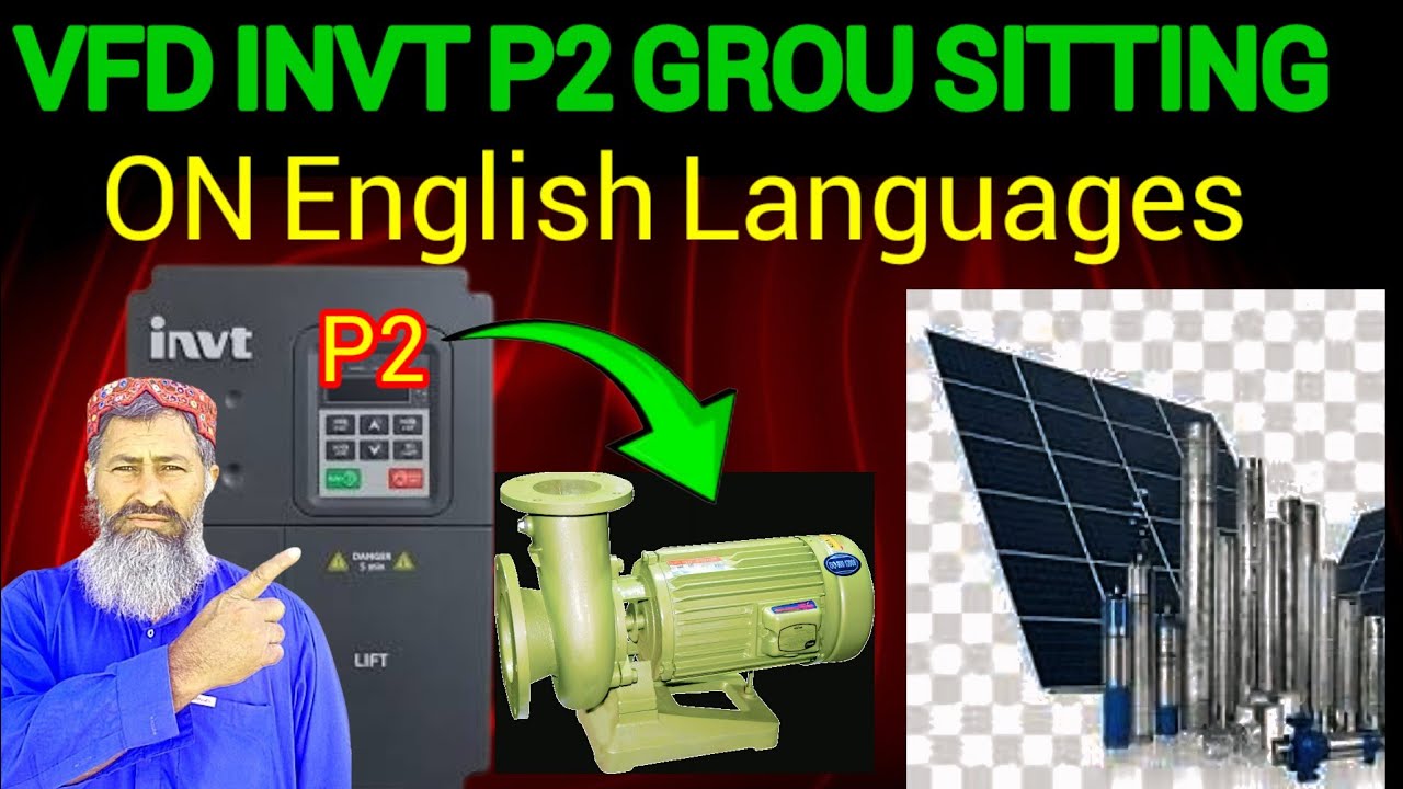 Complete VFD Inverter P2 Parameter Setting | Motor Programming in Urdu/English