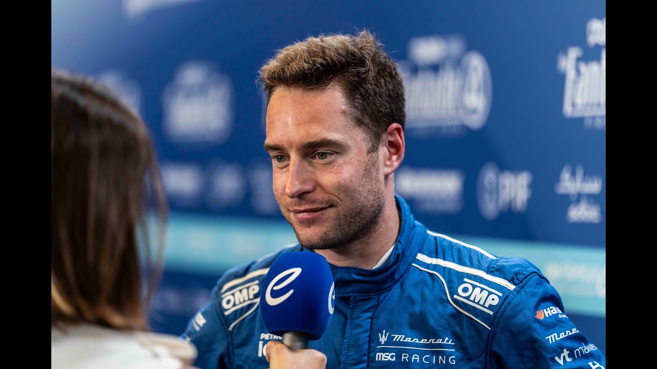 Stoffel Vandoorne bij EVolution na de laatste Formula E race van seizoen 11 in Londen