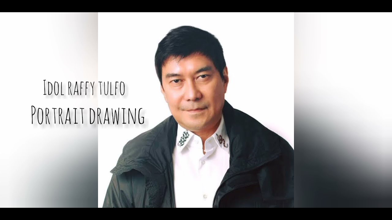 Idol Raffy Tulfo Pencil Portrait Drawing